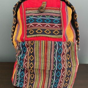 Colorful Cotton Backpack